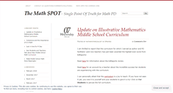 Desktop Screenshot of mathspot.net