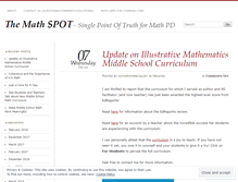Tablet Screenshot of mathspot.net